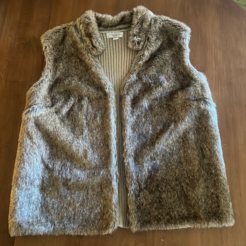 John Paul Richard Faux Fur Vest